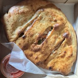 King Crust - Veggie Stromboli with vegan cheese 10/10 - I ate the whole thing