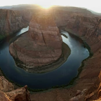Horseshoe Bend - Horse shoe bend at sunset - Hiking Near Me - Page, Arizona