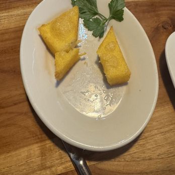 Osteria la Spiga - Polenta Fritta, no flavor by itself - Italian Near Me - Seattle, Washington Osteria la Spiga - Polenta Fritta, no flavor by itself - Italian Near Me - Seattle, Washington