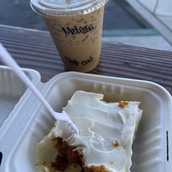 Joyful Noise Coffee - Carrot cake & pistachio latte - Coffee & Tea Near Me - Menifee, California Joyful Noise Coffee - Carrot cake & pistachio latte - Coffee & Tea Near Me - Menifee, California