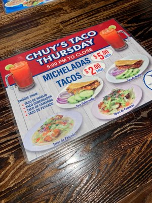 Menu photo 1 Mariscos El Chuy #2 Hawthorne, CA Menu photo 1 Mariscos El Chuy #2 Hawthorne, CA
