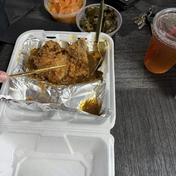 Harlem Nights Scratch Kitchen and Cocktails - Smothered pork chops - Soul Food Near Me - Paris, Texas