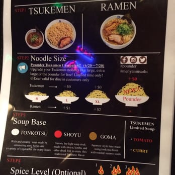 Menya le Nood - Menu - Ramen Near Me - Honolulu, Hawaii