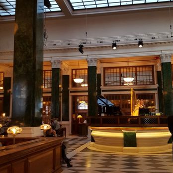 The Ned - Lobby, harp player - Hotels Near Me - London, XGL