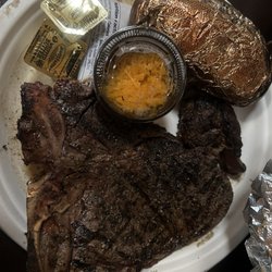 The Watering Hole - T-bone and baked potato !