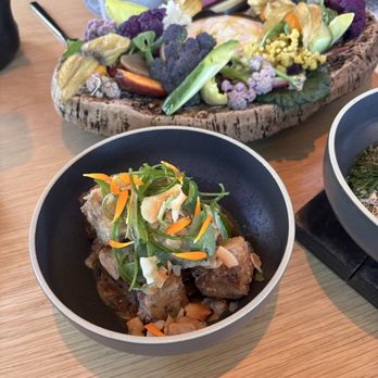 Bear at Stanly Ranch - Crispy noodles and farm veggies - New American Near Me - Napa, California
