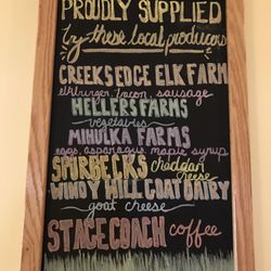 Sunflower Cafe - Locally sourced ingredients from area farms.
