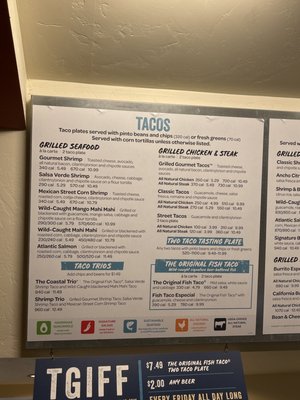 Menu photo 2 Rubio's Coastal Grill San Diego, CA Menu photo 2 Rubio's Coastal Grill San Diego, CA
