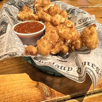 Angry Troll Brewing - Fried mozzarella cheese curds with marinara. - Pizza Near Me - Elkin, North Carolina