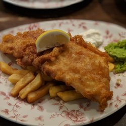 The Eagle and Child - Fish and chips