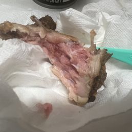 chicken it's raw chicken it's raw