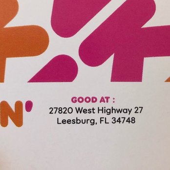 Dunkin - Address - Coffee & Tea Near Me - Leesburg, Florida