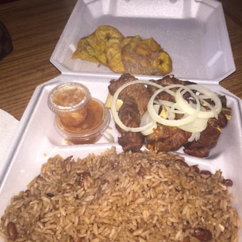 C'est Si Bon Cafe - Fired turkey, brown rice and plantains - Haitian Near Me - Smyrna, Georgia