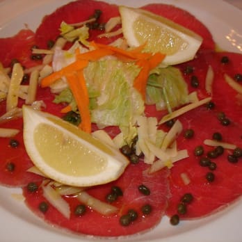 La Strada - Carpaccio (thinly sliced cured beef) - Italian Near Me - San Pablo, California La Strada - Carpaccio (thinly sliced cured beef) - Italian Near Me - San Pablo, California