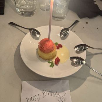 Centro Bar & Kitchen - Limoncello Almond Cake and Birthday Card - Tapas/Small Plates Near Me - Reno, Nevada Centro Bar & Kitchen - Limoncello Almond Cake and Birthday Card - Tapas/Small Plates Near Me - Reno, Nevada