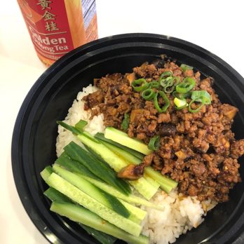 Mayflower Dumpling Express - Minced Pork Bowl - Dim Sum Near Me - Anaheim, California Mayflower Dumpling Express - Minced Pork Bowl - Dim Sum Near Me - Anaheim, California