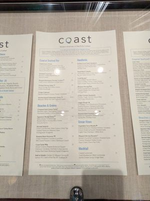 Menu photo 3 Coast Amelia Island, FL