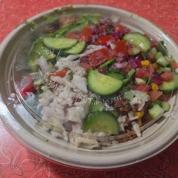 CAVA - Harissa Honey Chicken Avocado Bowl - Mediterranean Near Me - Rancho Cucamonga, California CAVA - Harissa Honey Chicken Avocado Bowl - Mediterranean Near Me - Rancho Cucamonga, California