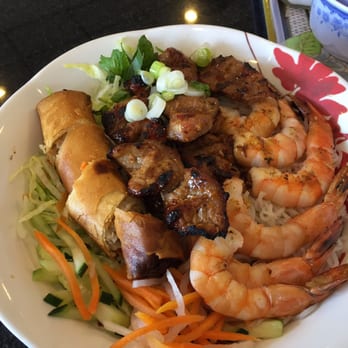 Little Saigon - Vermicelli w/pork screwers & shrimp! - Vietnamese Near Me - Baton Rouge, Louisiana Little Saigon - Vermicelli w/pork screwers & shrimp! - Vietnamese Near Me - Baton Rouge, Louisiana