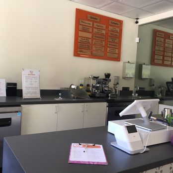 GelatoLove - a counter with a counter top and a menu on the wall - Gelato Near Me - Carlsbad, California GelatoLove - a counter with a counter top and a menu on the wall - Gelato Near Me - Carlsbad, California