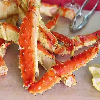Dj's Kitchen - crab legs on a cutting board - Korean Near Me - Columbus, New Jersey Dj's Kitchen - crab legs on a cutting board - Korean Near Me - Columbus, New Jersey