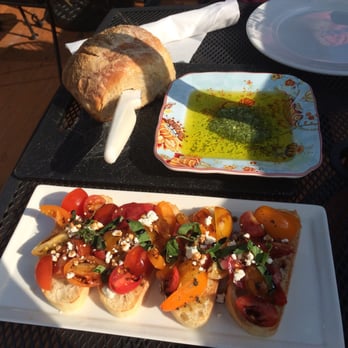La Dolce Vita - Bruschetta and house made Rosemary bread - Italian Near Me - Corolla, North Carolina