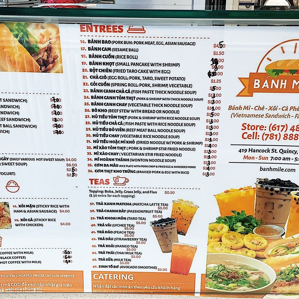 Bánh Mì Lê - menu 6/22 - Vietnamese Near Me - Quincy, Massachusetts Bánh Mì Lê - menu 6/22 - Vietnamese Near Me - Quincy, Massachusetts