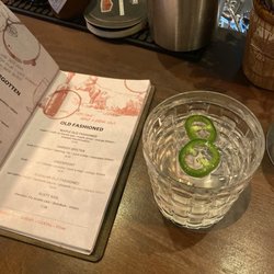 Drunken Cow Bar & Grill - Oaxacan Old Fashioned nicely spicy!!
