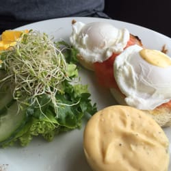 Red Post Cafe - Salmon Eggs Benedict