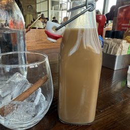 Cinnamon toast cereal milk drink: delicious