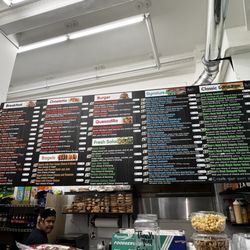 Deli menu