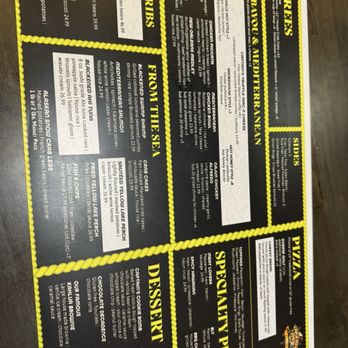 Captain Joe's Grill - Other side of menu - Seafood Near Me - Whitmore Lake, Michigan