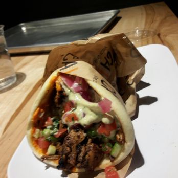 CAVA - Half chicken half beef meatball Pita  $8.95 - Mediterranean Near Me - Irvine, California