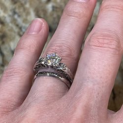 Treasure Isle - Thrilled with the resizing and plating on my wedding set!