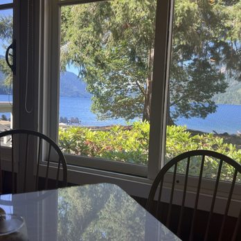 Lake Crescent Lodge - View of the lake from our table - Hotels Near Me - Port Angeles, Washington Lake Crescent Lodge - View of the lake from our table - Hotels Near Me - Port Angeles, Washington