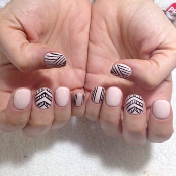 Allure Nail Salon - Geometric design by Nathan - Nail Salons Near Me - Van Nuys, California Allure Nail Salon - Geometric design by Nathan - Nail Salons Near Me - Van Nuys, California