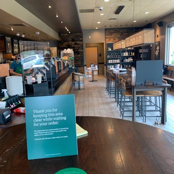 Starbucks - Mobile pickup during covid - Coffee & Tea Near Me - Friendswood, Texas