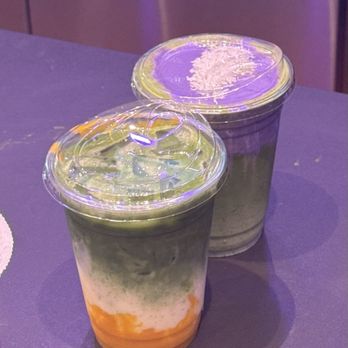 Rose Tea Lounge - Rang Mango Matcha Latte - Bubble Tea Near Me - Sacramento, California