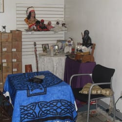 Botanica San Antonio - The back room where they do readings and other spiritual work