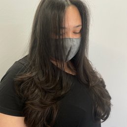 Long hair, layers Long hair, layers