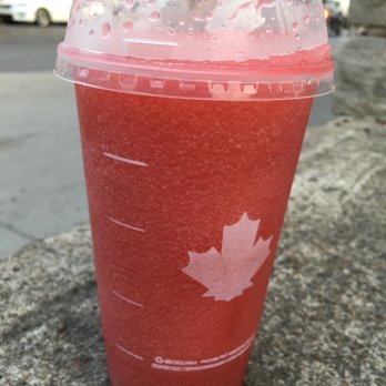 Tim Hortons - Frozen Raspberry Lemonade - Coffee & Tea Near Me - Montreal, Quebec