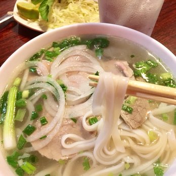 Pacific Rim Cafe - PHO - COMBO - Thick Noodles - Small - $9.25 Meatballs, Brisket, Tendon, Rare Beef, and Tripe. - Vietnamese Near Me - Rapid City, South Dakota