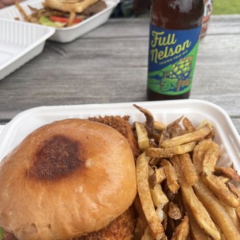 White's Wayside - Flounder sandwich and hamburger sandwich. - American Near Me - Churchville, Virginia White's Wayside - Flounder sandwich and hamburger sandwich. - American Near Me - Churchville, Virginia