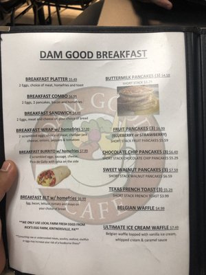 Menu photo 4 Dam Good Cafe Dublin, PA