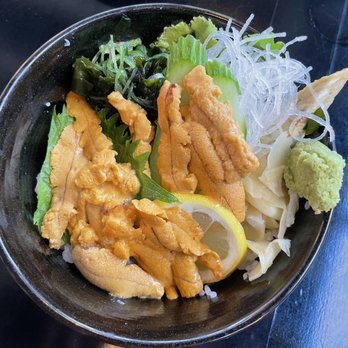 Miyabi Uni - Uni donburi. Tastes better than this photo looks! - Japanese Near Me - Torrance, California Miyabi Uni - Uni donburi. Tastes better than this photo looks! - Japanese Near Me - Torrance, California