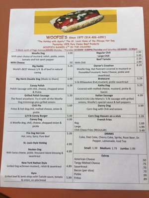 Menu photo 8 Woofies Overland, MO Menu photo 8 Woofies Overland, MO