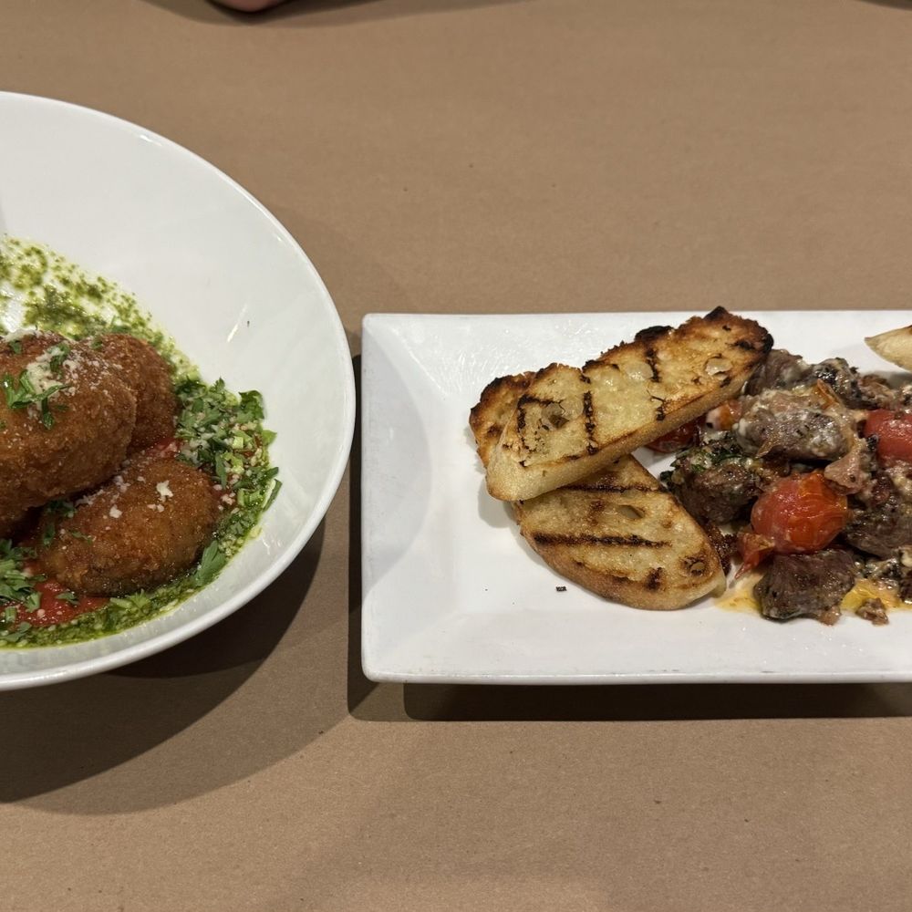 Table 26 - Arancini and steak bites! Don't skip out! - New American Near Me - Turlock, California Table 26 - Arancini and steak bites! Don't skip out! - New American Near Me - Turlock, California