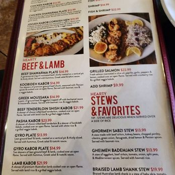 Pasha Mediterranean Grill - Menu - Mediterranean Near Me - San Antonio, Texas