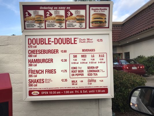 Menu photo 7 In-N-Out Burger Costa Mesa, CA Menu photo 7 In-N-Out Burger Costa Mesa, CA