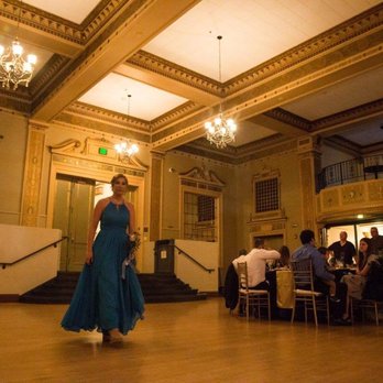 The Elks Tower Events - Bridesmaid being introduced into the reception ballroom - Party & Event Planning Near Me - Sacramento, California